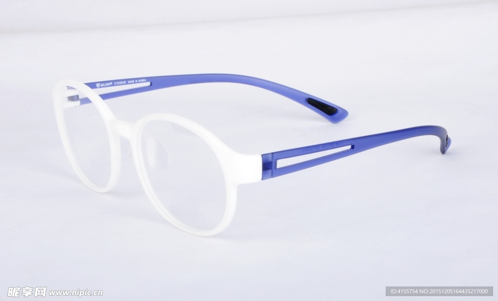 白框蓝腿眼镜 TR90眼镜