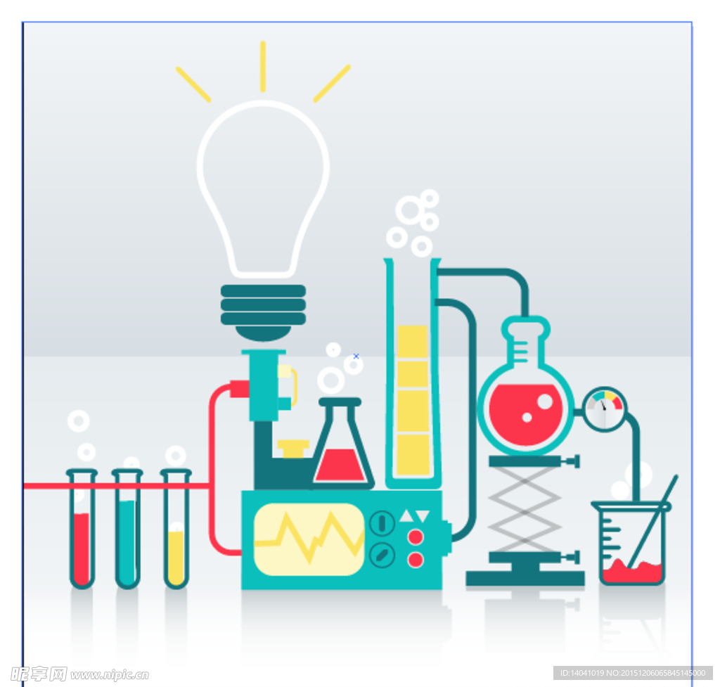 科学实验室矢量