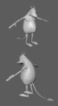 精致小恶魔生物maya3d模型