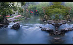 自然风景流水视频