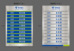 电信 导视牌 楼层牌 指示牌