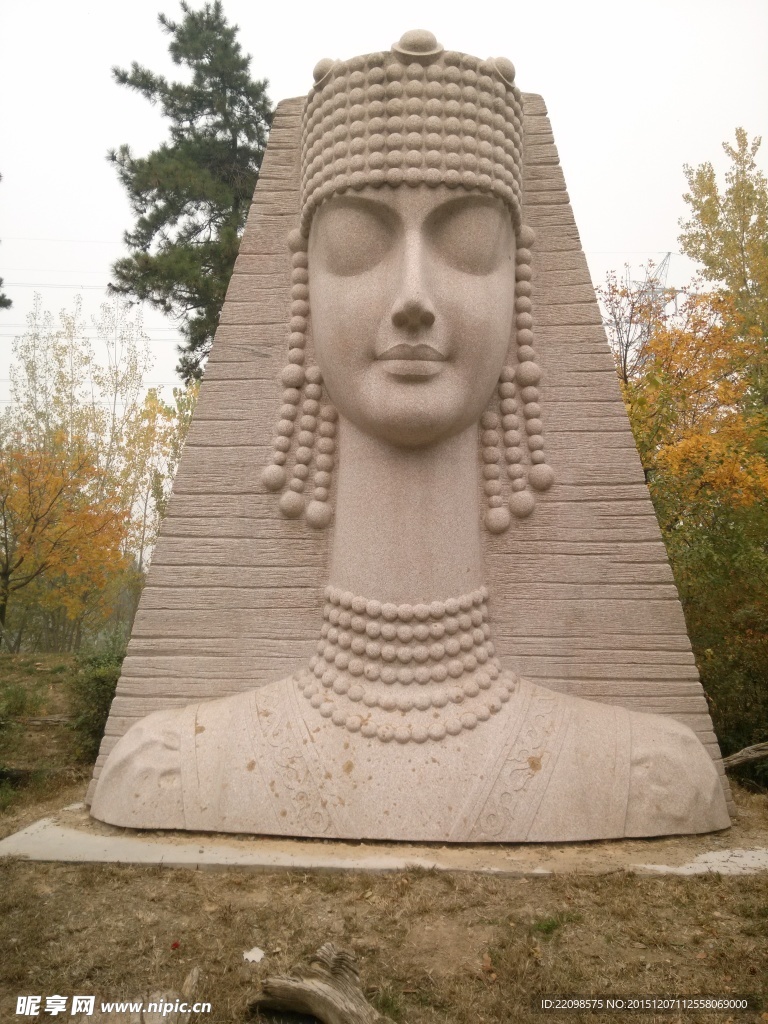 埃及艳后石雕石像