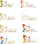 曼姿色彩logo设计