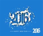 新年数字  2016