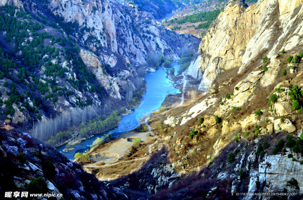 北京延庆白河峡谷