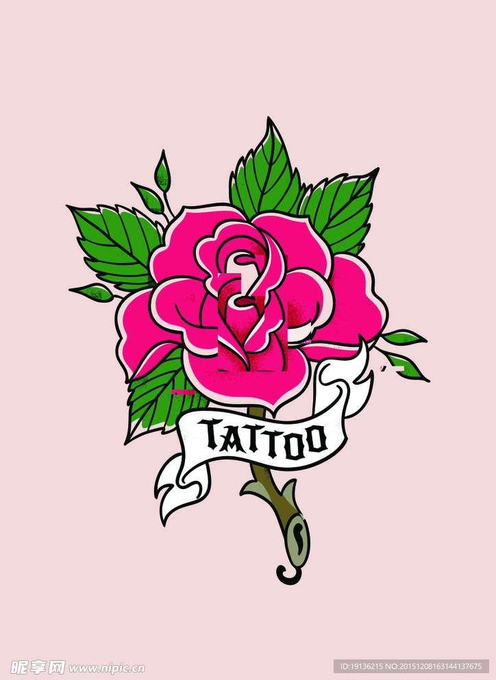 玫瑰花矢量素材