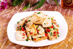小葱剁椒煎豆腐