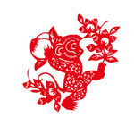 猴子剪纸