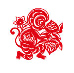 猴子剪纸