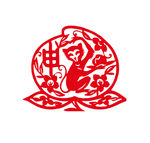 猴子剪纸