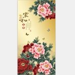 家和牡丹玄关