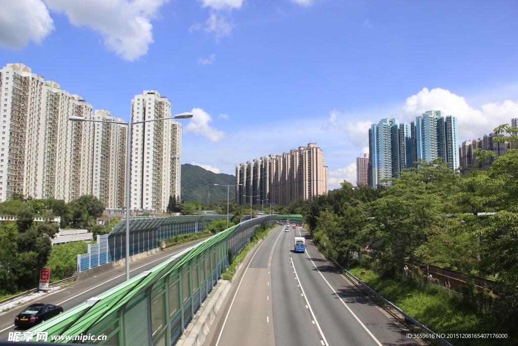 城市 建筑  马路