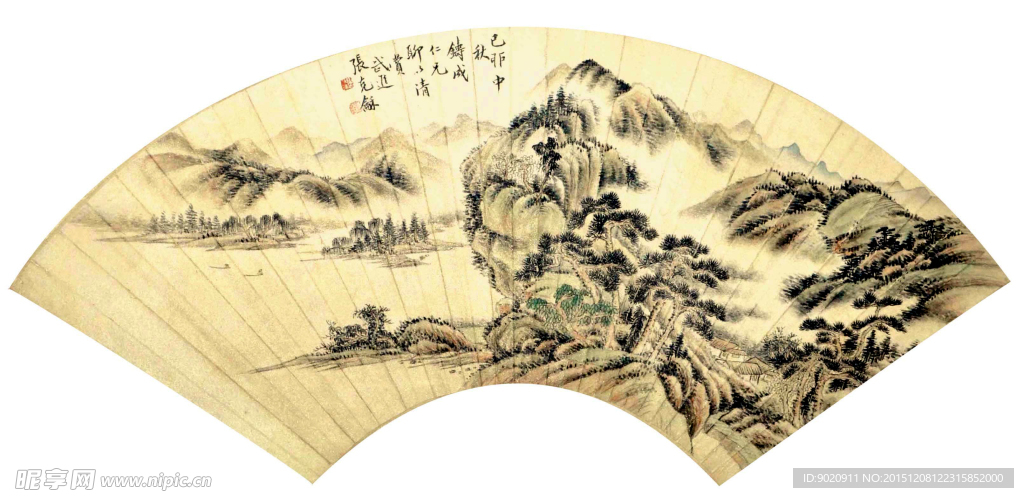 张石园 山水