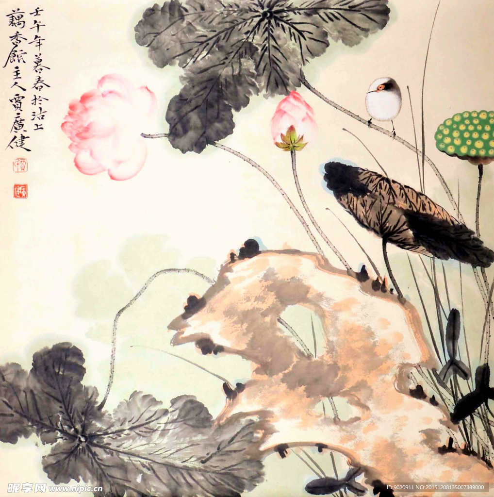 贾广健 花鸟