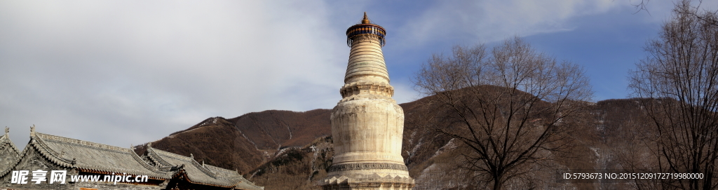 五台山白塔