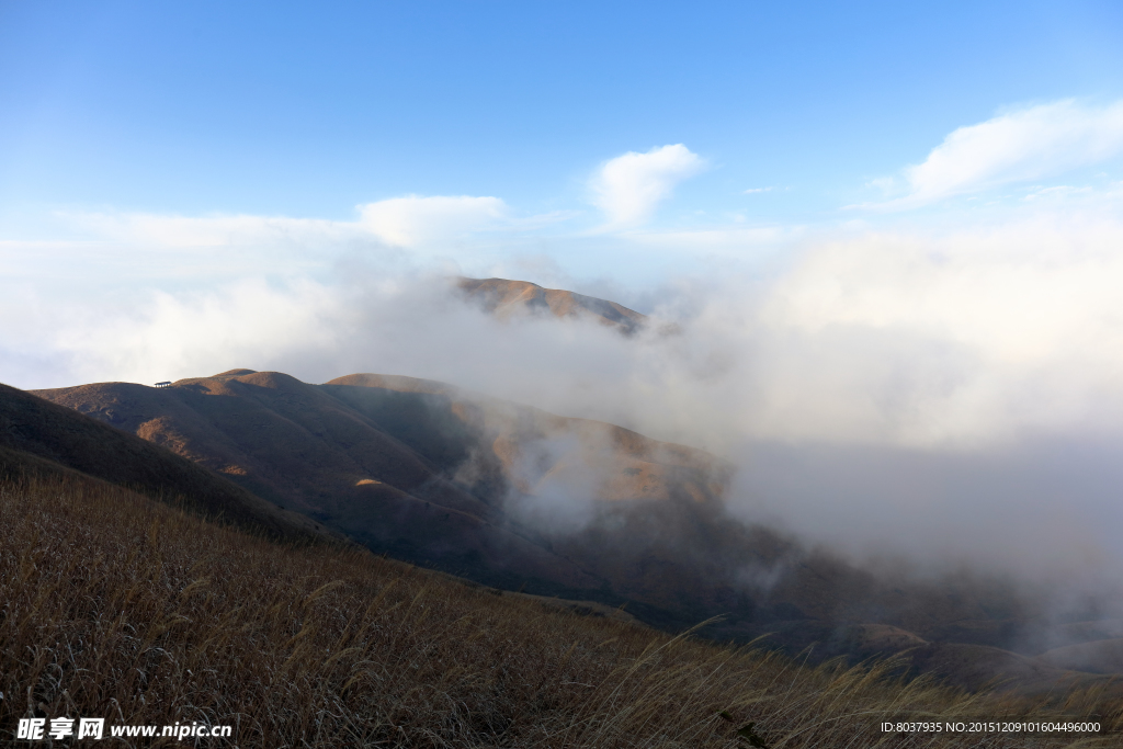 江西武功山冬季风景