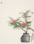 画家白岩峰国画花鸟画图片