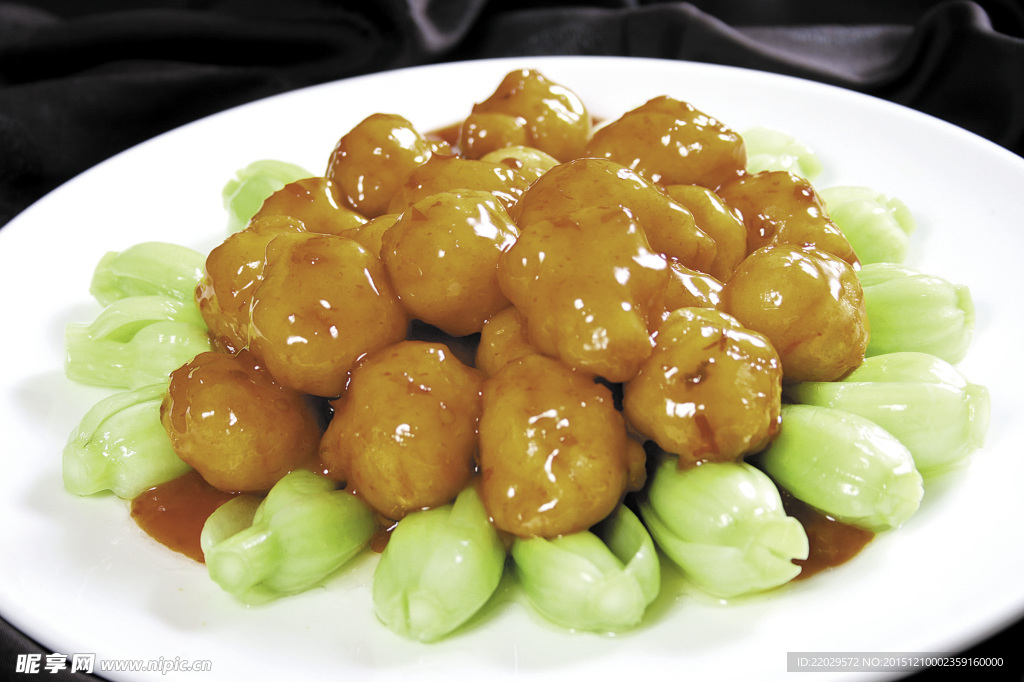 鸡酱虾球