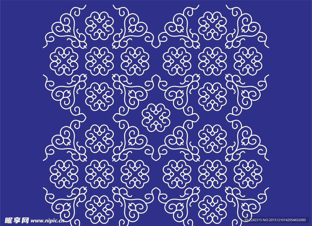 印花花纹底纹矢量图