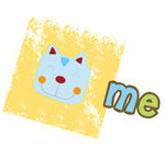 矢量卡通小猫印花图案