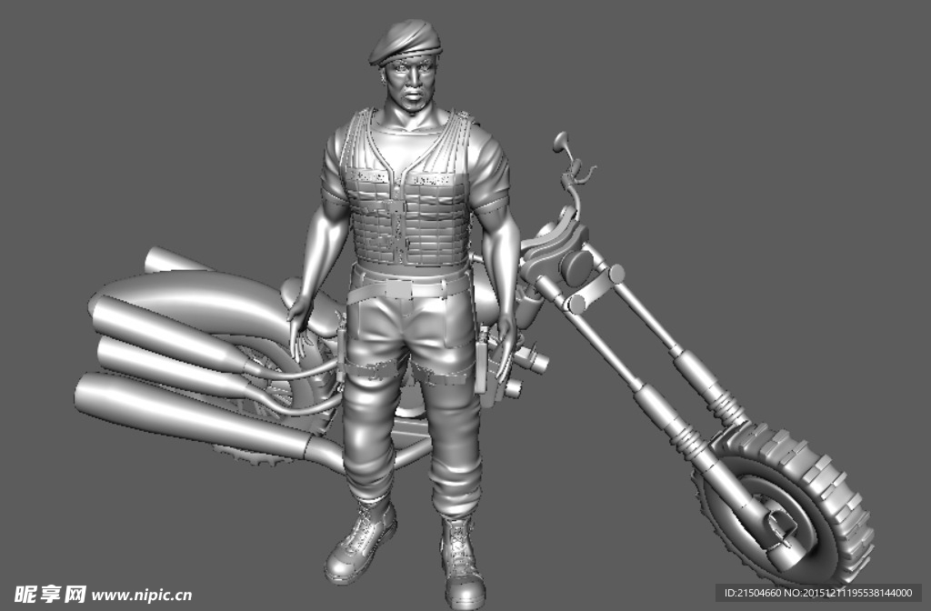 精致史泰龙maya3d模型