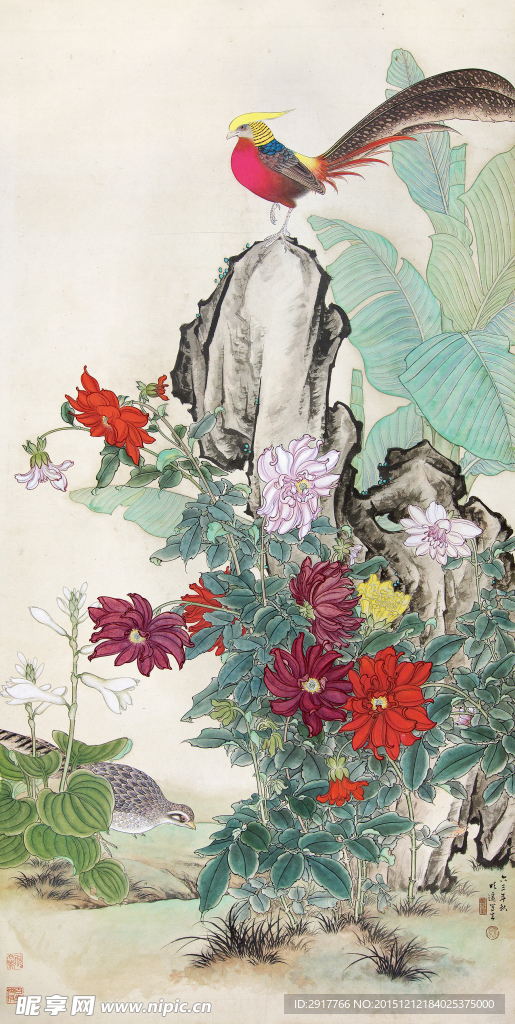 工笔花鸟
