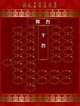 婚礼座次表