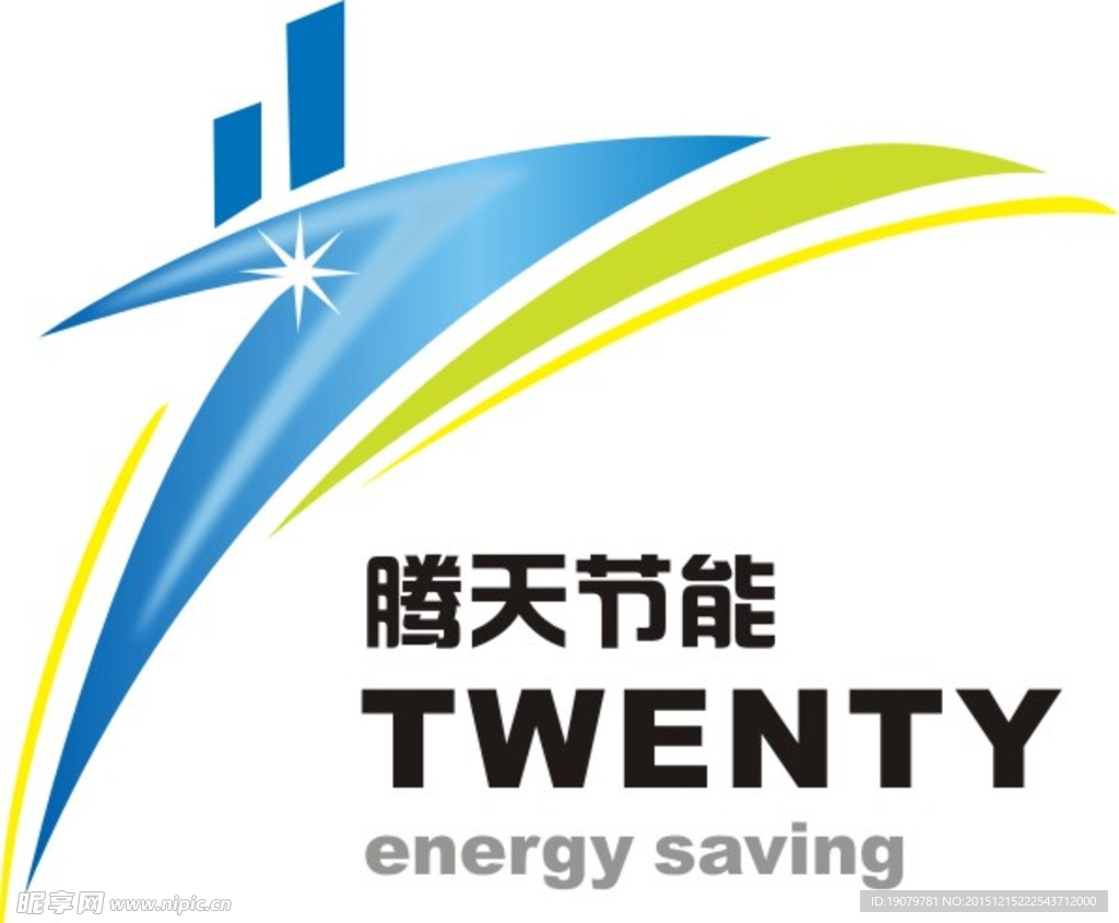 腾天节能LOGO