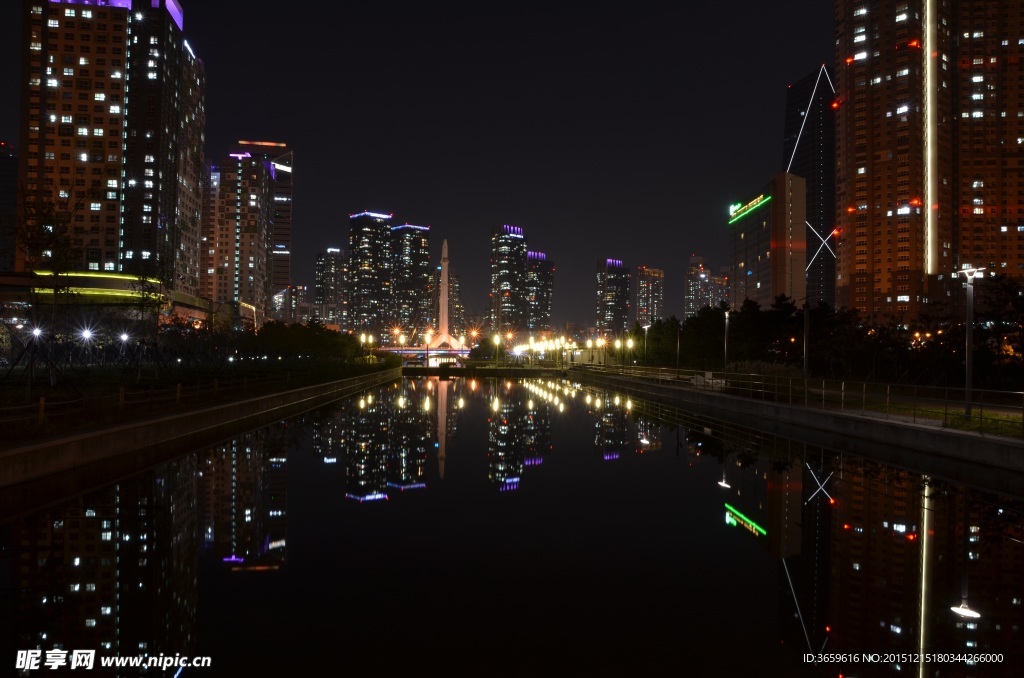 城市 建筑 夜景