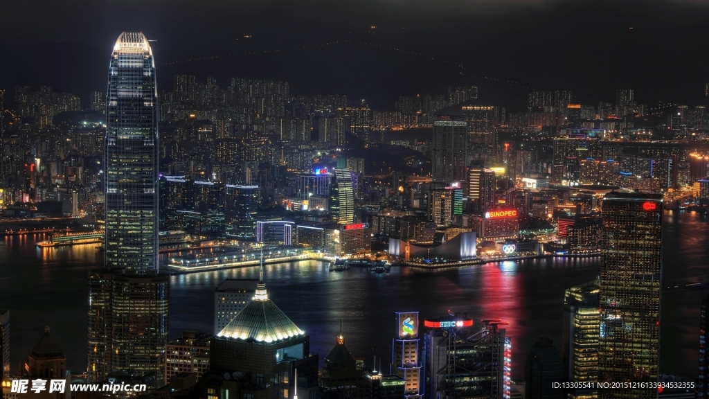 城市夜景海报