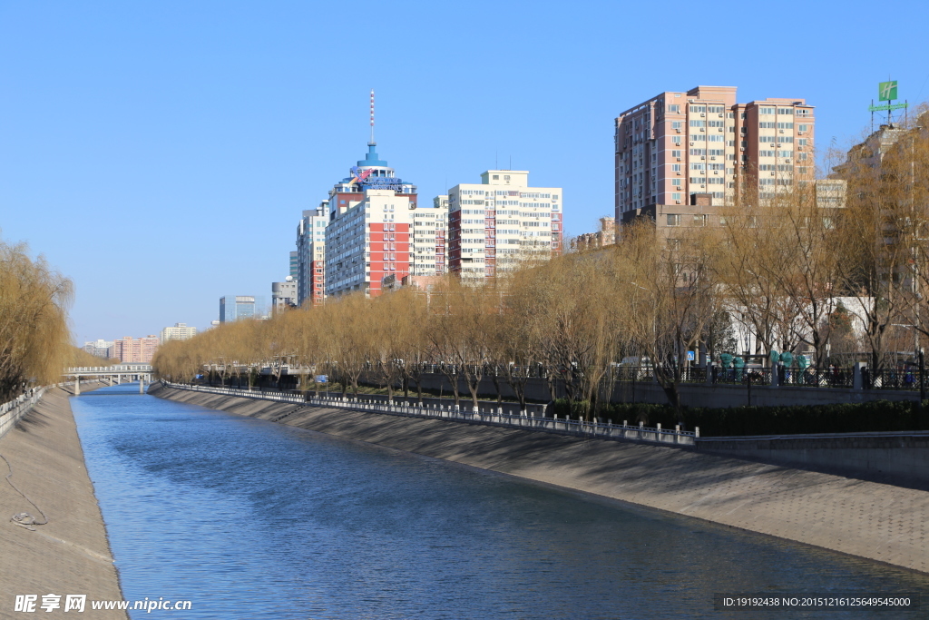 滨河风景