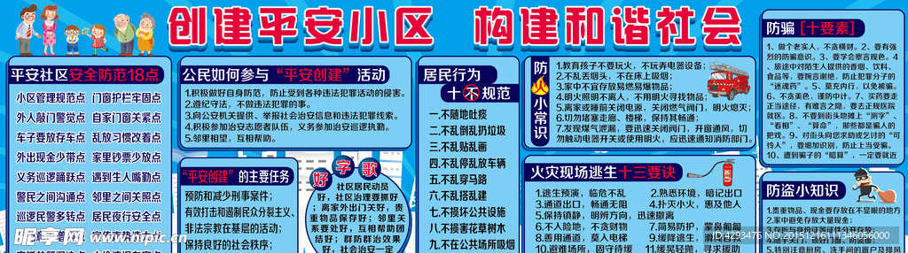 创建平安小区 构建和谐社会