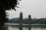 桂林日月双塔 两江四湖