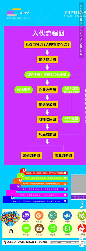 房地产  X展架