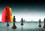 房地产时尚宣传背景