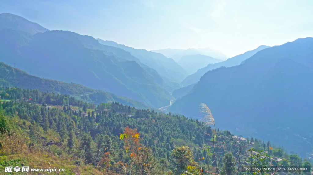 山野 丛山峻岭  山岭