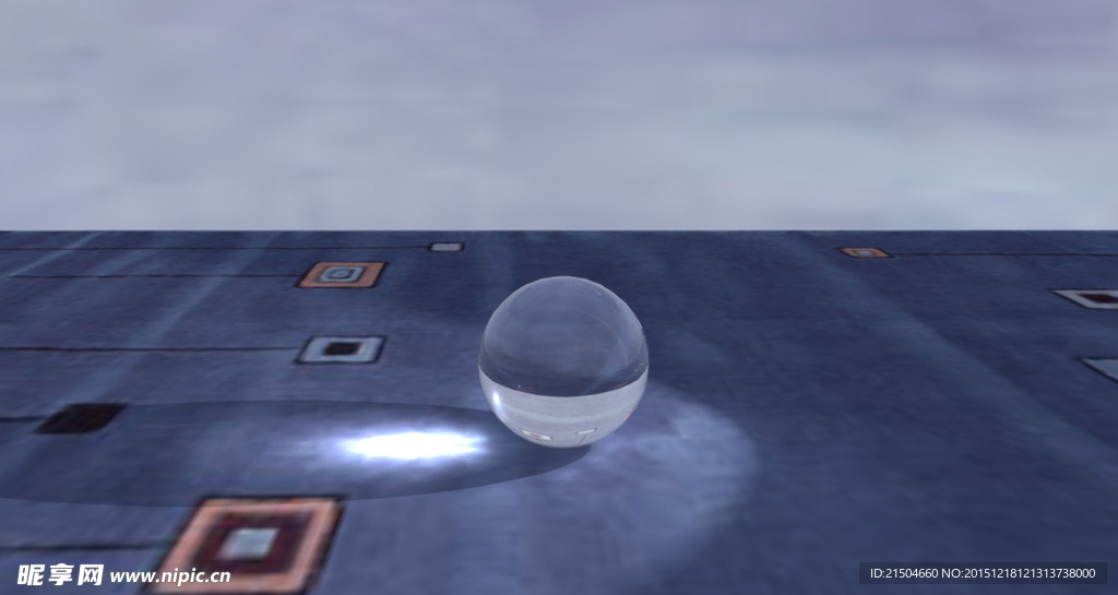 玻璃球焦散maya3d模型
