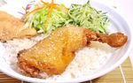 卤鸡腿饭