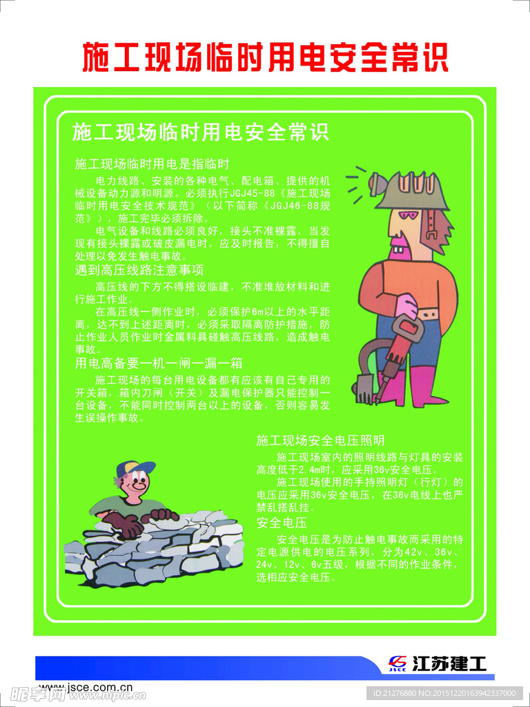 建筑 安全 管理 岗位 展板