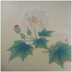 工笔重彩芙蓉