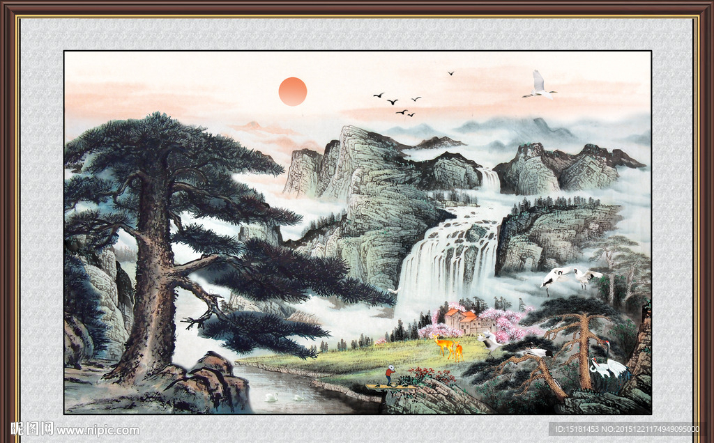 国画山水