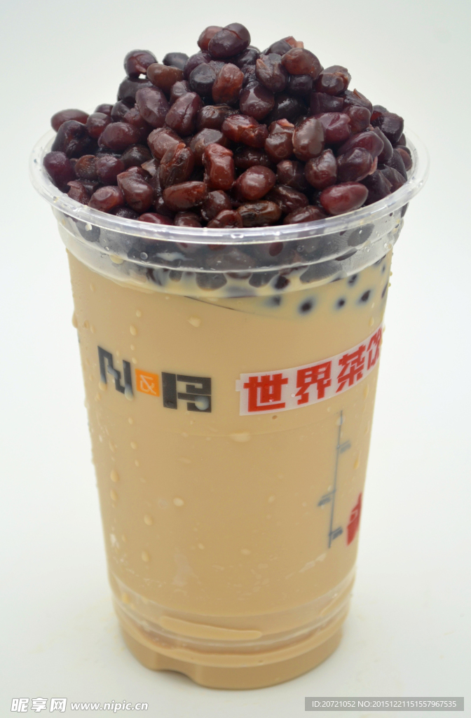 世界茶饮 红豆奶茶