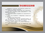 学校消防制度展板