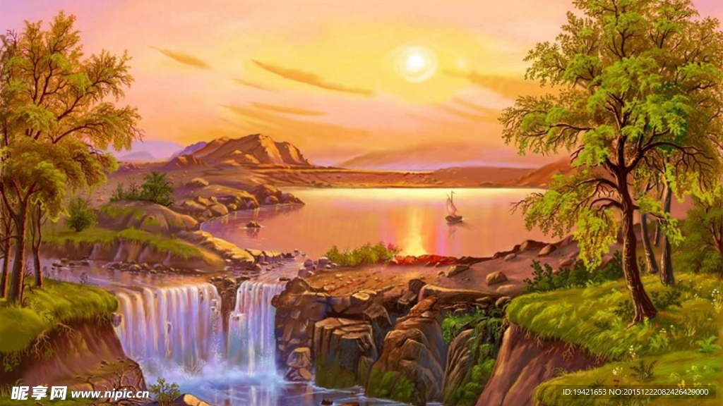 油画风景