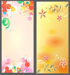炫丽花朵展架
