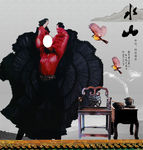 中国风水墨海报