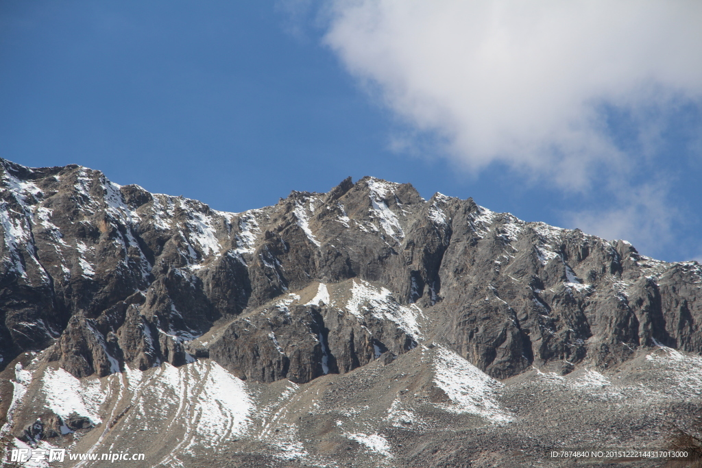 毕棚沟雪山
