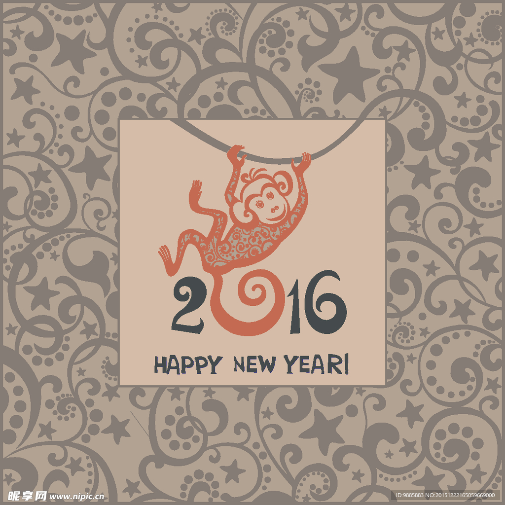 2016猴年海报