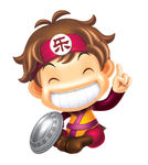 卡通小孩