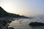 黄昏海边